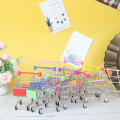 Miniatyrbild 3 av 5: 1 st Mini Shopping Cart Supermarket Handcart Shopping Cart Sto Rose red