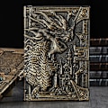 Miniatyrbild 3 av 5: 3D Dragon A5 Notebook Retro Pu-präglat anteckningsblock multicolor