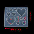 Miniatyrbild 1 av 5: Candy Heart Mold Sortiment Harts Cabochon Making Epox one size