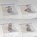 Miniatyrbild 3 av 8: Härlig 3D Flockad Utter Hänge Nyckelring Ryggsäck Charm Mode A3