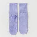 Miniatyrbild 1 av 8: Yogastrumpor Anti-halk Sportsockor Pilatesstrumpor Purple