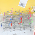 Miniatyrbild 4 av 5: 1 st Mini Shopping Cart Supermarket Handcart Shopping Cart Sto Green