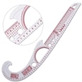 Miniatyrbild 2 av 5: Flerfunktionslinjal för fransk kurvsömnad i plast Easy Curve Rul 3231