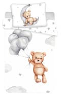 Bear Teddy Barnbäddset 100x135 cm, 40x60 cm