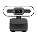 Pikkukuva 1 / 6: 4K USB Plug & Play -verkkokamera sisäänrakennetulla mikrofonilla ja valaistuksella suoratoistoon, videopuheluihin, videoneuvotteluihin ja online-opetukseen