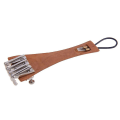 Miniatyrbillede 3 af 4: 4/4 Violin Hagestøtte Halestykke Fintuner Tuning Peg Tailgut Endpin Strings（som beskrevet，Brun）