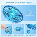 Miniatyrbild 4 av 6: UFO Mini Drone UFO Flygande Boll Flygande Leksak Helikopter med 360° Rotation och LED för 5-8 Års Barn