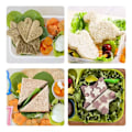 Miniatyrbillede 3 af 6: 28-delt bagesæt - Sandwichbrødforme, grøntsags- og frugtskærere, kageforme - Fremstillet af holdbart PS-materiale