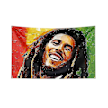 Pikkukuva 4 / 4: 3x5 Ft Bob Marley -lippu polyesteri digitaalisesti printed Jamaika Bob Marley -lippu -xx (90 x 150 cm), J0461