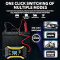 Miniatyrbillede 6 af 6: Bilbatterilader, 12V 6A Smart Batteri Trickle Lader Bil 12V Batteri Vedligeholdelses Desulfator (gul)