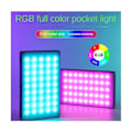 Pikkukuva 2 / 5: Rgb-täyden värin live-lähetyskaunousvalolamppu, neliön taskulamppu, valokuvaus, täyden värin led-valo (musta)