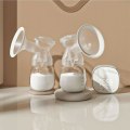 Miniatyrbilde 2 av 5: 2-pack bærbar brystpumpe, dobbel håndfri brystpumpe, LCD-skjerm, lite støy og smertefri, 2 moduser og 9 nivåer elektrisk brystpumpe bærbar, 180 ml