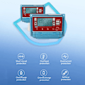 Miniatyrbild 5 av 6: 60A Smart MPPT Solcellsladdningsregulator WiFi+BT 12V/24V/36V/48V/60V Laddningsregulator, APP Fjärrkontroll, LCD-display Dubbel USB 5V Utmatningsregulator