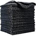 Pikkukuva 1 / 5: Ensiluokkainen mikrokuituliina, 30 x 30 cm (12 kpl) (musta)