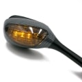 Miniatyrbilde 2 av 5: 2 stk motorsykkel speil håndtak for Suzuki GSXR GSXR600 750 GSXR1000 2005-2015 med blinklys speil（Klar）
