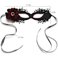 Miniatyrbild 2 av 5: Maskeradmask venetianska masker Blomma halvansiktsmasker Kostymtillbehör för dansfester Karnevalbalbal Halloween Mardi Gras
