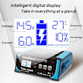 Miniatyrbillede 5 af 6: Bilbatterilader, 6 AMP, 12V Smart Batteri Vedligeholdelseslader Bil 12V Batteri Vedligeholdelseslader Desulfator