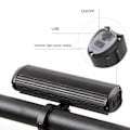 Miniatyrbillede 3 af 5: Genopladelig cykellampe Led cykellampe Udendørs fakkel Cykel forlygte Styrlampe Fk（1400 lumen）