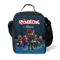 Miniatyrbild 1 av 4: Roblox barnisolerad matlådepåse för pojkar och flickor, matlåda är perfekt för picknickskola（F）