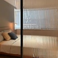 Pikkukuva 2 / 5: 3D Sähköstaattinen Changhong lasikalvo Kylpyhuoneen ikkunatarra Läpinäkyvä läpinäkymätön piikitystä estävä lasihimmeä kalvo Modern Art Deco (60x200cm)