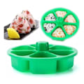 Miniatyrbilde 1 av 6: 6 hulrom Triangle Sushi Form Onigiri Risball Trykk Maker Non-stick Sushi Maker Verktøy For Tang Koriander Risballer
