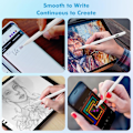 Miniatyrbild 6 av 6: Pekskärmspenna för pekskärm, universell pekpenna kompatibel med iPad/iPhone/Samsung/Lenovo/Xiaomi & andra iOS/Android-smarttelefoner och surfplattor
