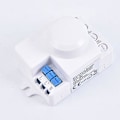 Pikkukuva 2 / 4: Mikroaaltoanturin kytkin 5,8 ghz Hf 220v Led 360 asteen tutkan liiketunnistin (1 PC, valkoinen)