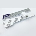 Miniatyrbild 2 av 5: 3d Metall Krom Röd Svart Logotyp Rdesign Emblem Bilskärmmärke Trunk Dekal För Volvo S60l V40 V60 Rdesign Dekaltillbehör（Blå）