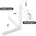 Miniatyrbillede 2 af 6: Over døren tøjstativ, bøjle til vasketøj, sammenklappelig, til ophængning af vasketøj, tøjstativ, garderobe, kroge over døren