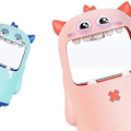 Miniatyrbilde 3 av 4: Lille Monster Mygglampe Usb Hjem Soverom Lys Berøring Fysisk Dempe Mygg Myggfelle* @bugu（rosa）