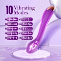 Miniatyrbild 3 av 6: Sexleksak för vuxna, G-punktvibrator, 10 vibrationer, Anal leksaker, G-punkt leksak, Nippelklitorisstimulator, Kvinnlig sexleksak, Vibrator