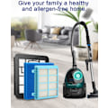 Miniatyrbillede 6 af 6: 3-vejs filter til Philips PowerPro Compact, Active, City & Power Cyclone, Ersatzfilterset til Philips FC8010/01 FC9334 FC9550 FC9555 FC9556