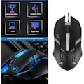 Miniatyrbillede 4 af 6: RGB Gaming Mus, 1600 DPI Computer Kablet Mus, Ergonomisk Gaming Mus, Farverige Lys, 3D Rullehjul, til Win10 8 7 til Win til Win XP