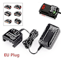 Pikkukuva 4 / 4: 10.8v 14.4v 20v Black&decker Li-ion -akkulaturin vaihtoehtoinen sähköporakoneen ruuvimeisselin virtalähde Akku Eu-pistoke Lbx20