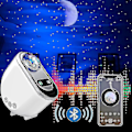 Miniatyrbilde 4 av 5: Nordlysstjerneprojektor, Aurora-projektorer Galaxy Star Projector 6 Hvit støy Stjernehimmel Månelampe -q