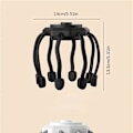 Miniatyrbillede 3 af 6: Elektrisk hovedbundsmassager, nerverelaksation og dekompression, multifunktionel elektrisk hovedbundsmassager, uddybning af hovedpine, lindring og afslapning