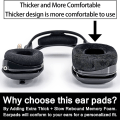Miniatyrbilde 3 av 5: Astro A40 Tr Øreputer For Astro A40tr Gaming Headset: Velour Øreputer (ikke kompatibel med A50 Gen4, Gen3, Gen2, Gen1)