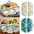 Miniatyrbild 4 av 6: Triangulär Sushiform Press, Triangel Riskulformare, Återanvändbar Triangel Riskulform, DIY Kökstillbehör