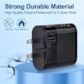 Miniatyrbild 6 av 6: Snabbladdningsadapter Typ C, Universal 65W USB C-laddare, Multi-enhetsladdningsadapter, Kompakt USB Typ C-strömadapter med snabbladdningshuvud