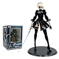 Miniatyrbild 1 av 4: Anime Nier:automata 2b Yorha No 2 Typ B Kvinna Phicen Action Pvc Figur（B）