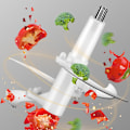 Miniatyrbillede 2 af 5: 2L Multifunktionel Elektrisk Kødkværn, Grøntsagshakker og To-Hastigheds Food Processor til Hjemmebrug