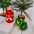 Miniatyrbilde 5 av 5: Elektroniske julelys i retro-stil med LED-lys, LED-lykter, dekorative julelys, kreative innendørs- og utendørs stemningslys