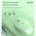 Miniatyrbillede 5 af 6: Trådløs genopladelig Bluetooth dual-mode lydløs bærbar kontormus