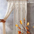 Miniatyrbild 1 av 6: Macrame Väggbonad Dörrgardin Dörrfönstergardin Bröllopsbakgrund Gobeläng Väggmatta, 85*200cm (Utan stång)
