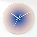 Miniatyrbild 1 av 5: Nordic Style Gradient Solnedgång Väggklocka Ljus Lyx Vardagsrum Stansfri Mute Glas Watch klocka Heminredning（35cm，SKU-6）
