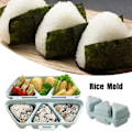 Miniatyrbild 3 av 6: Triangulär Sushiform Press, Triangel Riskulformare, Återanvändbar Triangel Riskulform, DIY Kökstillbehör