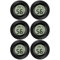 Miniatyrbilde 1 av 5: Mini digitalt LCD termometer Hygrometer Temperatur Fuktighet -50~70 10%~99% Rh Termo Hygrometer Indikator For kontor Kjøkken Humidorer Inkubatorer Rept