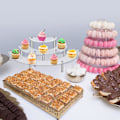 Pikkukuva 4 / 6: Kakkuteline Cupcake Kakkuteline Kolmikerroksinen Akryylinäyttöteline Puolikuun muotoinen Koruteline Korotus Hääjuhlan koriste Esine Korut