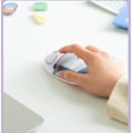 Miniatyrbilde 6 av 6: Bluetooth-mus, transparent, stille mus med USB-mottaker, oppladbar, bærbar mus for bærbar PC, PC, nettbrett, 32,8 fot overføringsrekkevidde