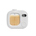 Miniatyrbillede 1 af 6: Automatisk aromaterapimaskine, langvarig deodorant toiletrens til soveværelse, luftfrisker, kontor soveværelse toilet essentiel kunstdekoration